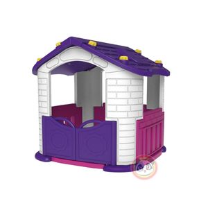 Casita infantil para niños color amarillo con verde