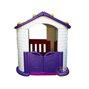 Casita infantil para niños color amarillo con verde
