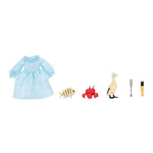 Set de Muñecos Mini Jakks Ariel, Eric y Ursula La Sirenita Live Action