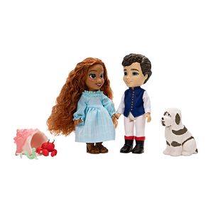 Set de Muñecos Mini Jakks Ariel y Eric La Sirenita Live Action