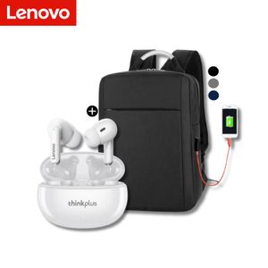 Audifonos Bluetooth Lenovo XT88 Blanco más Mochila Portalaptop Regalo