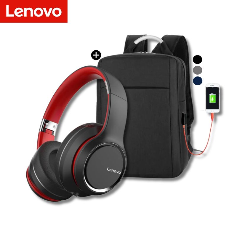 Auriculares Inalámbricos Lenovo Wireless Over Headphone HD200