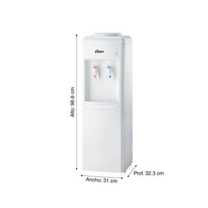 Dispensador de agua Oster OS-PWDA8001W Blanco