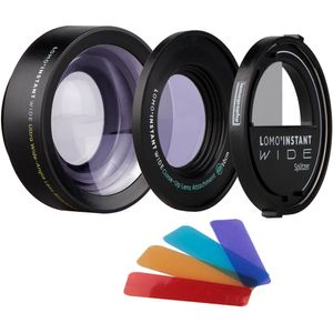 Lomography Cámara Lomo&#39;Instant Wide Black y Lentes