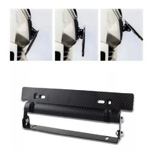 Porta Placa Reclinable para Auto Negro