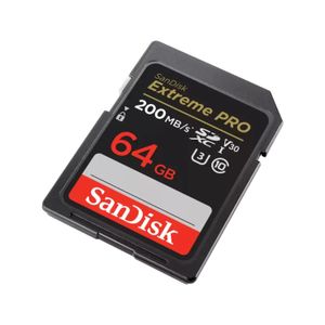 Memoria SD Sandisk Extreme Pro 200mb/s 64gb