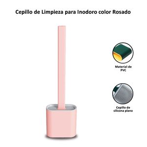 Cepillo de Limpieza para Inodoro de Rosado