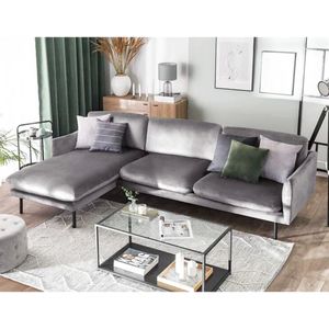 Seccional Garner FormasHome Gris Claro
