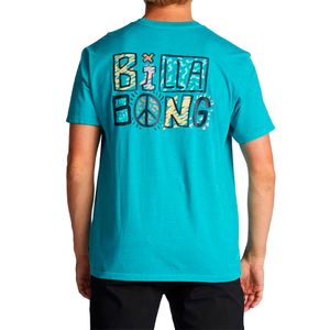 Polo Billabong Worded BL11102111088/65Q Turquesa