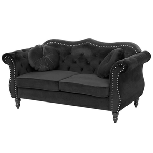 Sofa de 2 Cuerpos Bodo FormasHome Negro