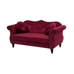Sofa de 2 Cuerpos Bodo FormasHome Granate