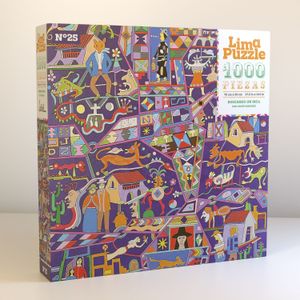 Rompecabezas Artistas Peruanos Lima Puzzle Buscando un Inca Lima Puzzle 1000 Piezas