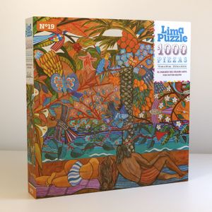 Rompecabezas Artistas Peruanos Lima Puzzle El Paraiso del Pájaro Azul Lima Puzzle 1000 Piezas