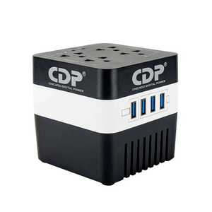 Estabilizador Cdp 4 Tomas Ru-avr604i + 4 Puertos Usb