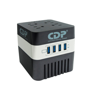 Estabilizador Cdp 4 Tomas Ru-avr604i + 4 Puertos Usb