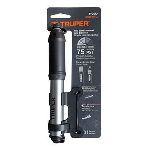 Inflador Portátil Para Bicicletas 75 PSI Truper