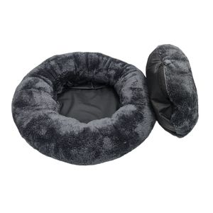 Cama Para Perros y Gatos Donut Lite Gris  Talla L - MD