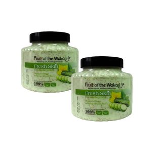 Exfoliante Corporal de Pepino Fruit of the Wokali 500 Gramos 2 Unidades