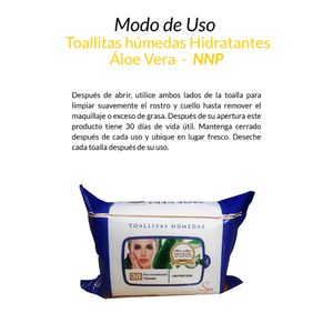 Toallitas Humedas Hidratantes Aloe Vera Nevada Natural Products 2 Unidades