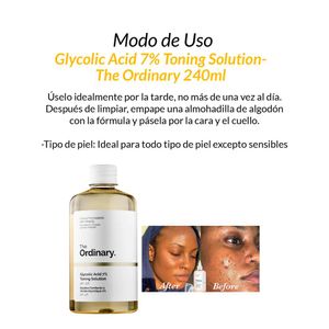 Glycolic Acid 7 Toning Solution The Ordinary 240ml 3 Unidades