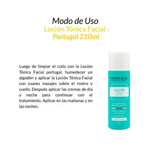Loción Tónica Facial Portugal 210 ml 3 Unidades