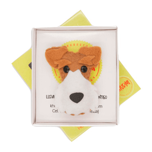 Llavero Dog Lover Khurmi Fox Alambre Hecho a Mano