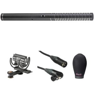Kit de Micrófono de Cañón Rode Ntg2 con Montura de Zapata Paravientos y Cable Xlr