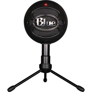 Micrófono de Condensador Usb Blue Snowball Ice con Paquete de Accesorios Negro