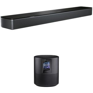 Altavoces Bose Smart Soundbar 300 y Home Speaker 500 Kit Altavoz para El Hogar Triple Negro