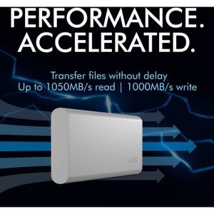 Disco Duro Externo Ssd Lacie 2Tb Portable Usb 3.1 Gen 2 Type C V2