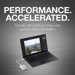 Disco Duro Externo Ssd Seagate One Touch de 2Tb Usb 3.2 Gen 2 Tela Tejida Plateada