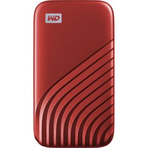 Disco Duro Portátil Ssd Wd My Passport de 2Tb Usb 3.2 Gen 2 Type C Rojo