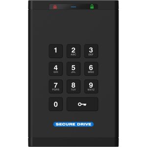 Ssd Encriptado Securedata Securedrive Kp de 4Tb con Autenticación de Teclado