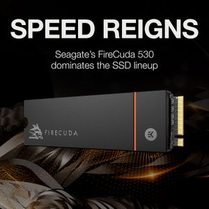 Ssd Interno Seagate Firecuda 530 Pcie 4.0 X4 Nvme M.2 de 4Tb con Disipador de Calor