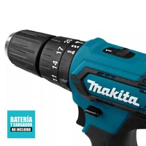 Taladro Percutor Atornillador Makita HP333DZ de 12 Voltios Mandril 3/8 Sin Batería y Cargador
