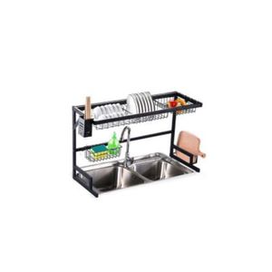 Escurridor Organizador de Platos Acero Carbono Inoxidable 85 CM