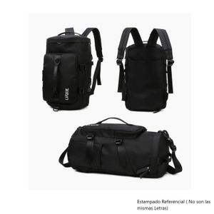 Mochila Bolso de Viaje Multiusos Maleta Deportiva Negro