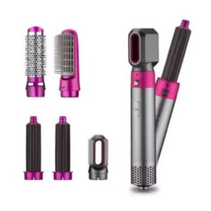 Peine Cepillo Secadora Rizadora de Cabello 5 en 1