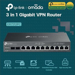 Router VPN TP-Link ER7212PC Gigabit 3 en 1 Omada