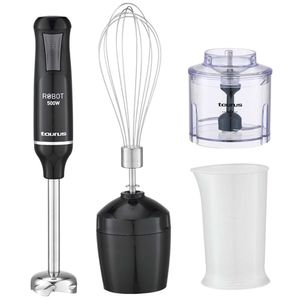Batidora de Inmersión TAURUS Robot 500 Plus Inox II Negro