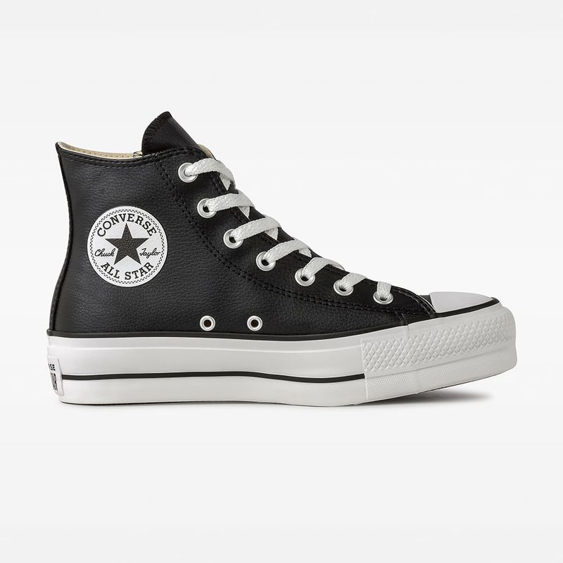 Zapatillas casual de mujer chuck taylor all star alta de piel leather studs converse hotsell