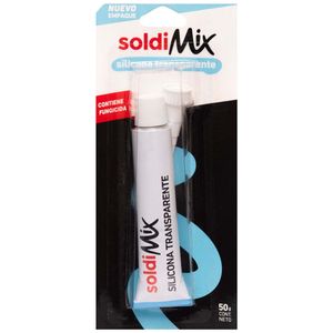 Silicona Transparente SOLDIMIX Blíster 50g