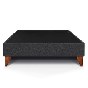 Cama Box Tarima PARAISO Euro 2 Plazas Charcoal