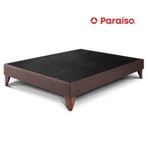 Cama Box Tarima PARAISO Euro 2 Plazas Chocolate