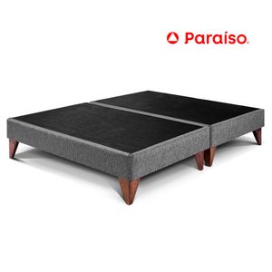 Cama Box Tarima PARAISO Euro King Gris