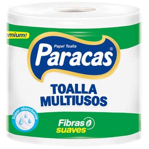 Papel Toalla PARACAS Multiusos Verde 65mts Paquete 1un