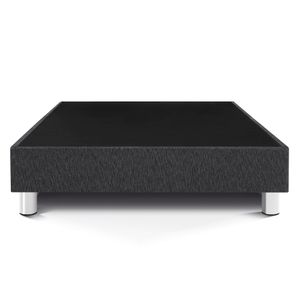 Cama Box Tarima PARAISO Premium 2 Plazas Charcoal