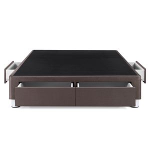 Cama Box Tarima PARAISO C/Cajones 2 Plazas Chocolate