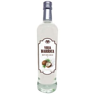 Ron VIEJA BARRICA Sabor a Coco Botella 750ml