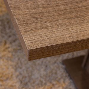 Juego de Comedor Lousiana Mesa Madesa Tapa de Madera con 6 Sillas Marrón/Crema/Perla